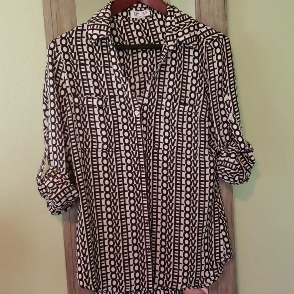 Express Portofino "Love" blouse!